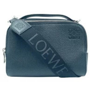 Loewe Anagram Crossbody Camera Bag Shoulder Black Strap Soft Grain Calf Leather
